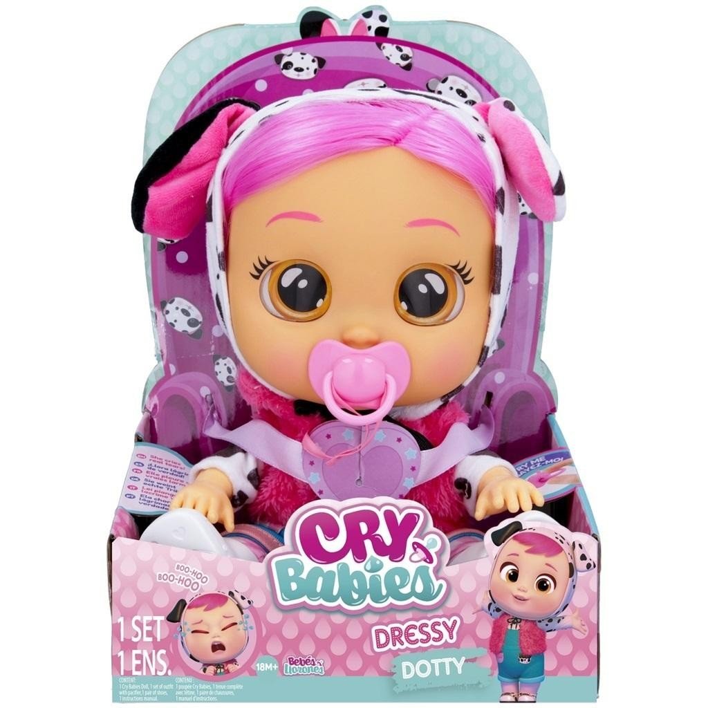 TM Toys Cry Babies Lalka Dressy Dotty IMC081451