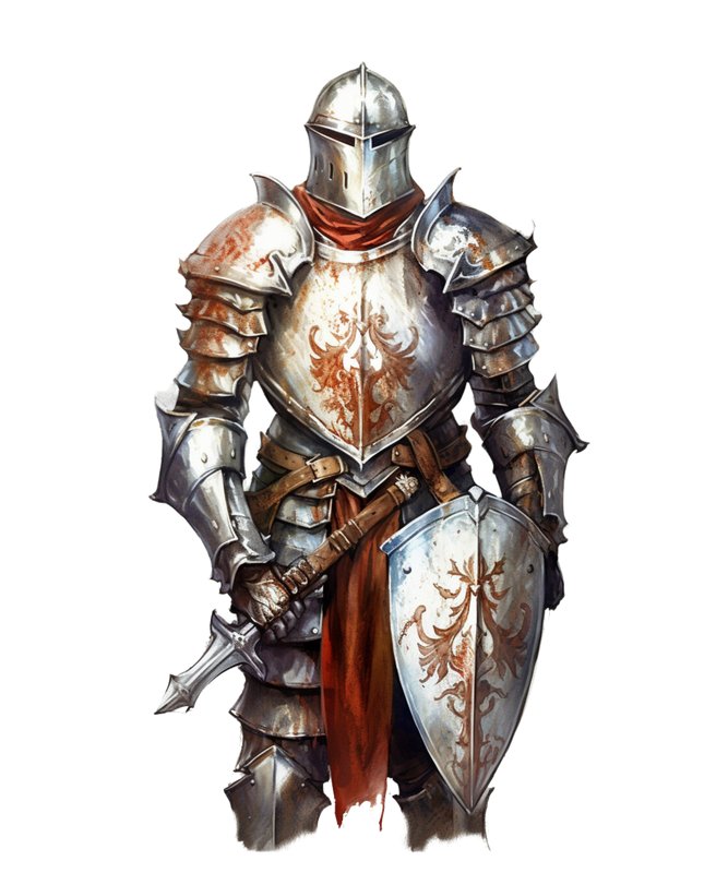 Naprasowanka Rycerz wojownik bojownik 2