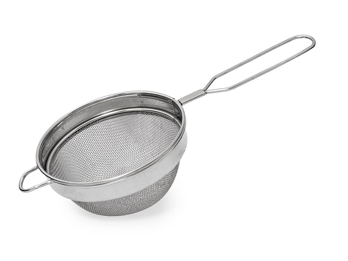 SITKO KUCHENNE NIERDZEWNE Z RĄCZKĄ 17 CM