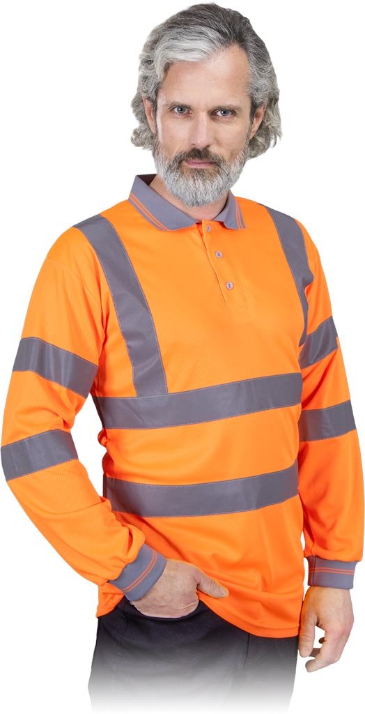Reis KOSZULKA POLO ODBLASKOWA 3XL - POLO-FLUO P ab_POLOFLUOP3XL