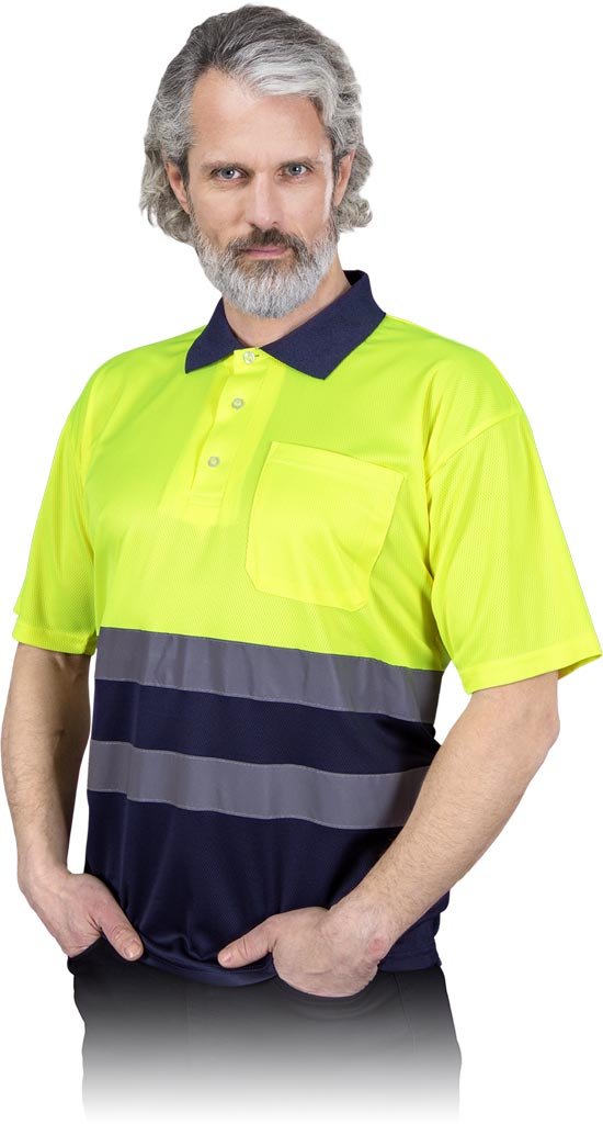 Reis KOSZULKA POLO ODBLASKOWA S - POLO-NEO YG ab_POLONEOYGS