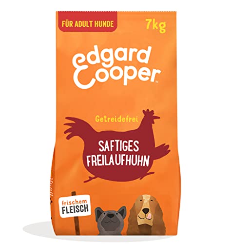 Edgard & Cooper Naturalna sucha karma premium dla dorosłych psów – bez zbóż i białka (kurczak, 7 kg)