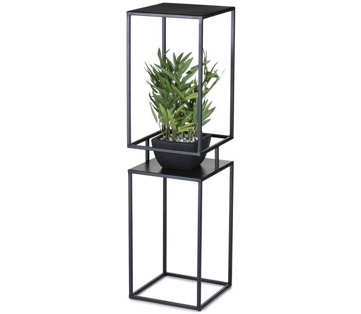 Kwietnik LOFT 87x24 cm czarny