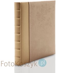 Album wklejany Roses-RS-2T złoty XL (tradycyjny 60 czarnych stron)