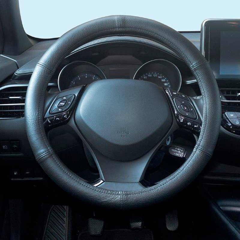 Nakładka na kierownicę SKÓRA 37-39 cm