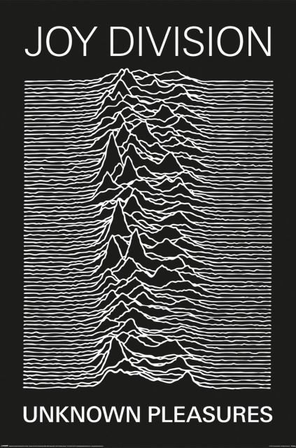 top Joy Division Unknown Pleasures - plakat