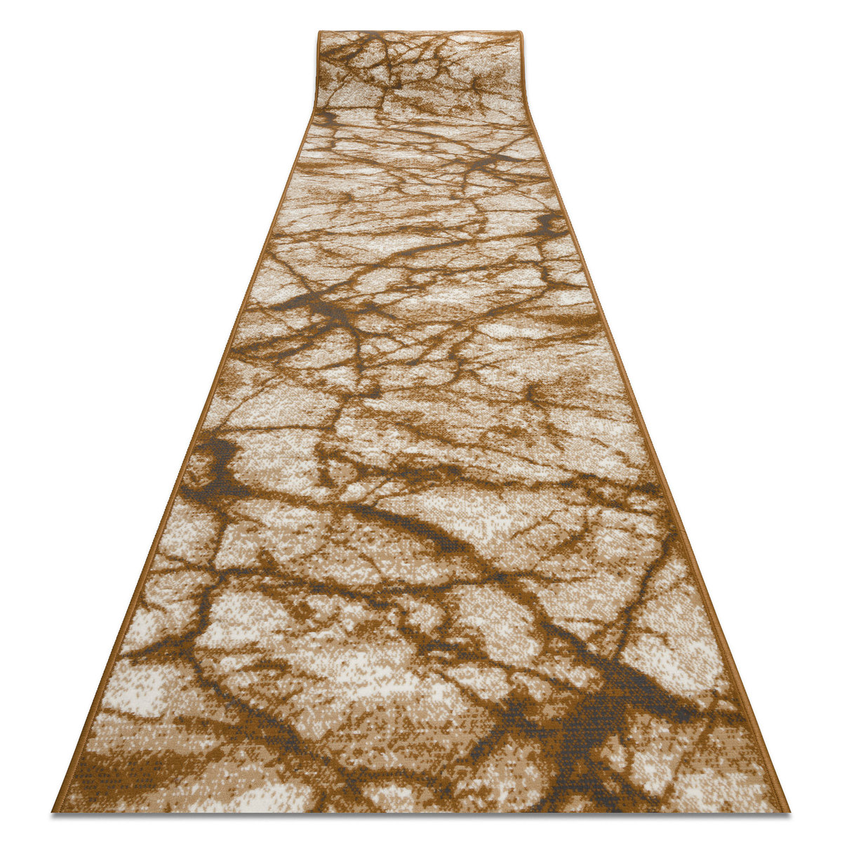 CHODNIK BCF MORAD Marmur beż / szare złoto 120 cm, 120x880 cm