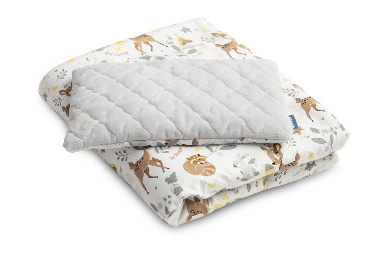 Sensillo komplet do łóżeczka leśna przygoda plusz karo