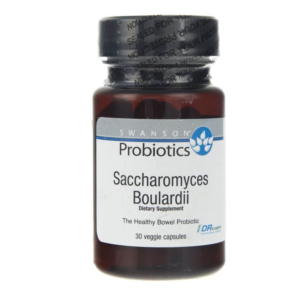 SWANSON Probiotyk Saccharomyces Boulardii 30 vega kapsułek