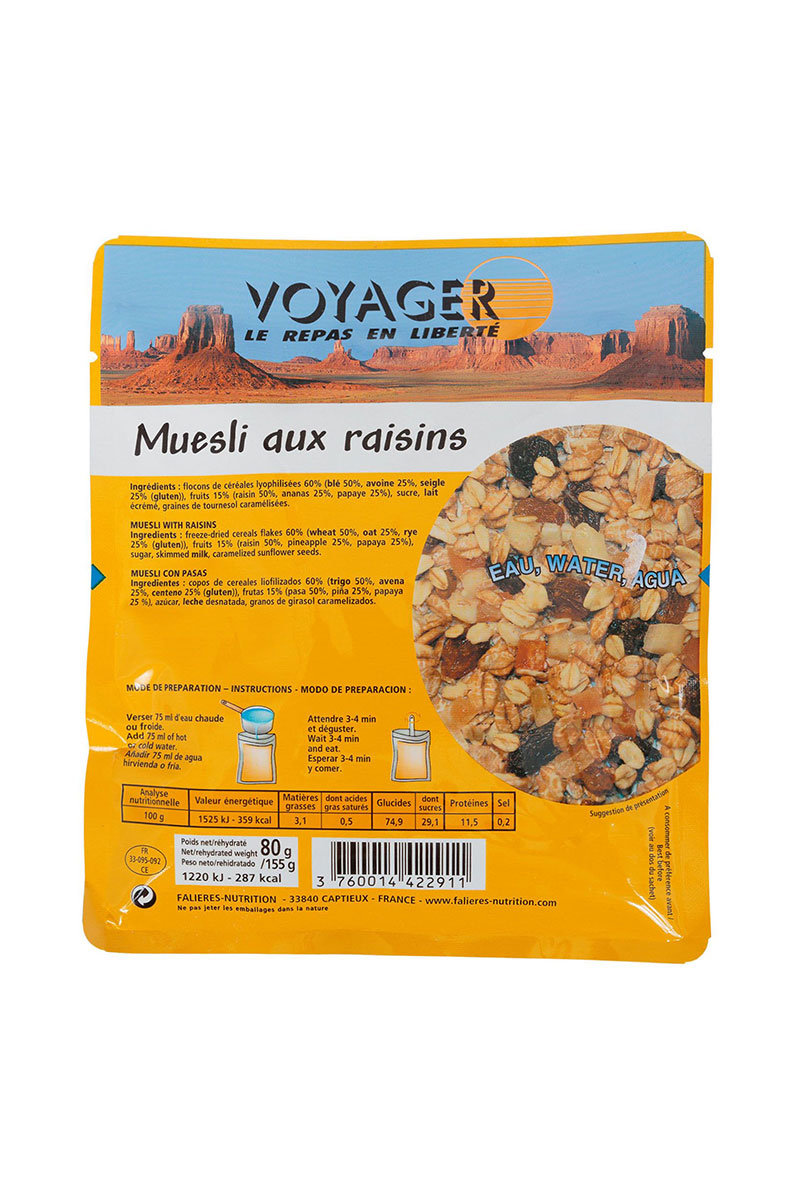 DANIE (501) MUSLI Z RODZYNKAMI 80G Voyager