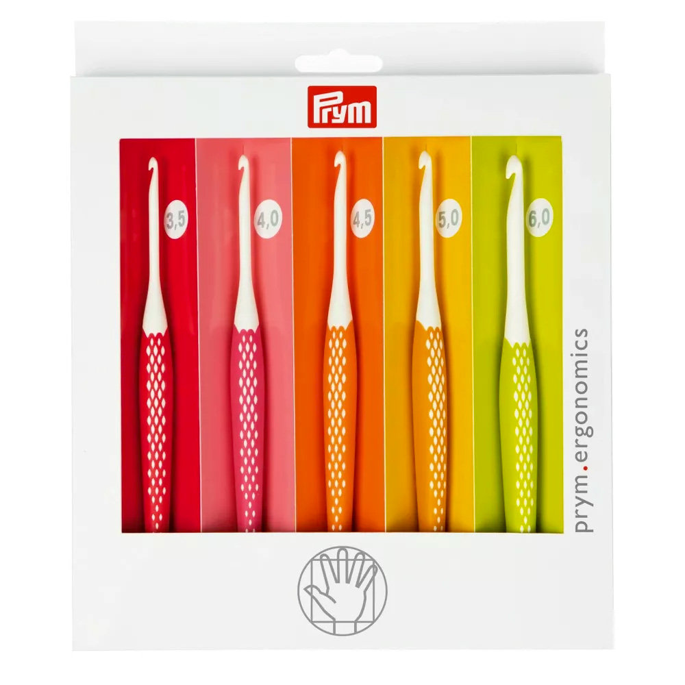 Zestaw szydełek Prym ergonomics 5 szt. (3,5 - 6,0)