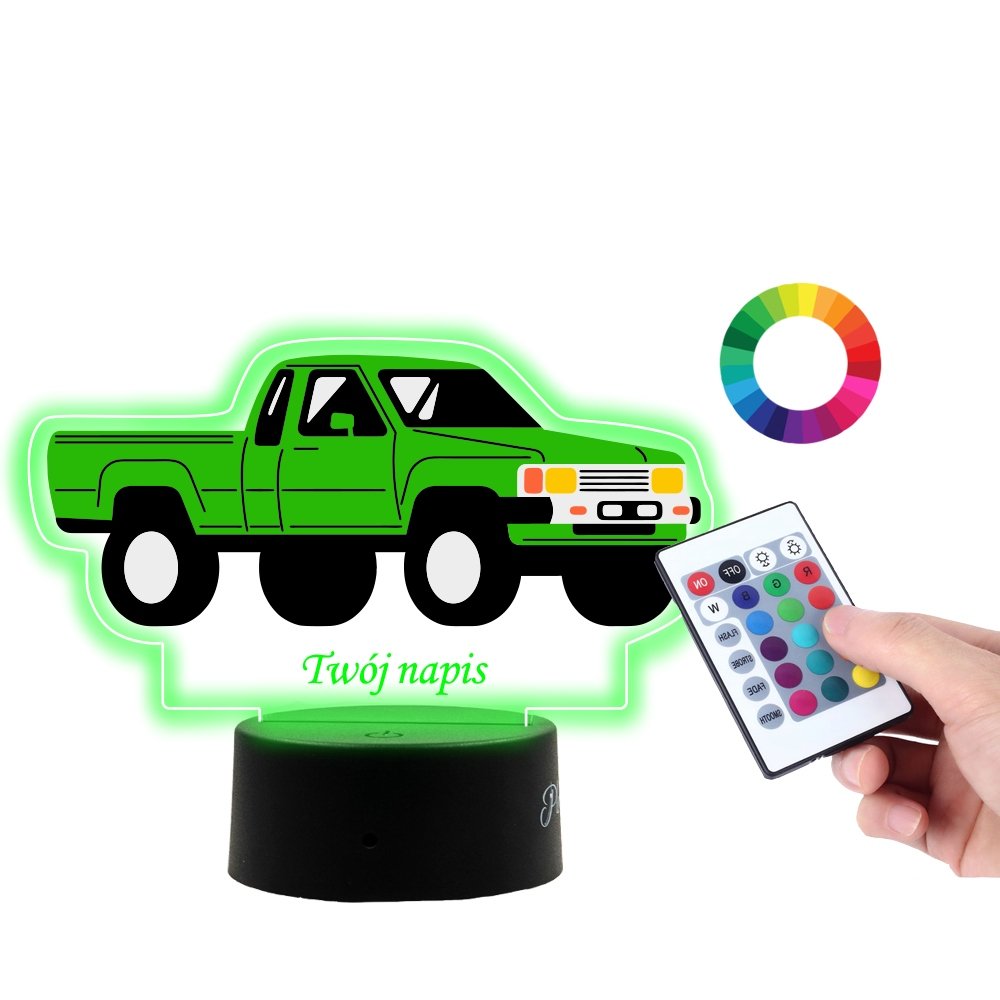 Lampka Na Biurko UV Auto Samochód Pick-up PLEXIDO
