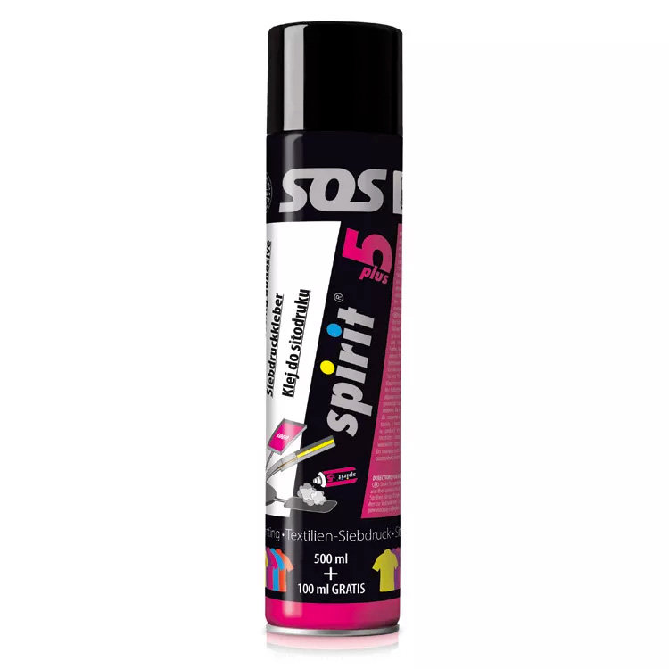 Klej tymczasowy w sprayu SPIRIT 5 PLUS (wyższa siła klejenia)