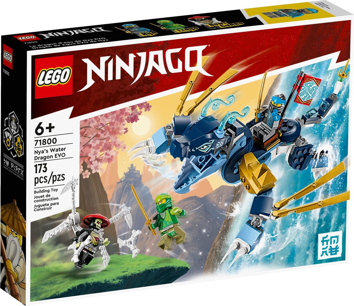 LEGO Ninjago Smok wodny Nyi EVO 71800