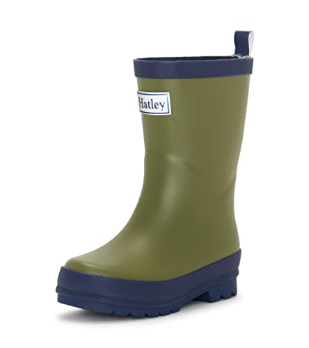 Hatley Classic Wellington dziecięce kalosze Rain Boot, uniseks, zielony, 25 EU