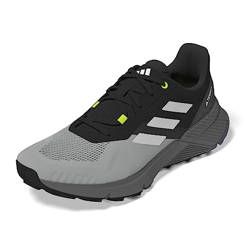 adidas Terrex Soulstride, Shoes-Low (Non Football) Mężczyźni, Wonder Silver/Crystal White/Lucid Lemon, 41 1/3 EU, Wonder Silver Crystal White Lucid Lemon, 41.5 EU