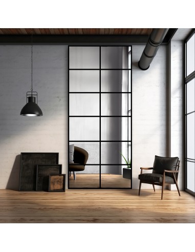 Długie lustro loft ze szprosami - ACHILLES, Wymiar: 120X220
