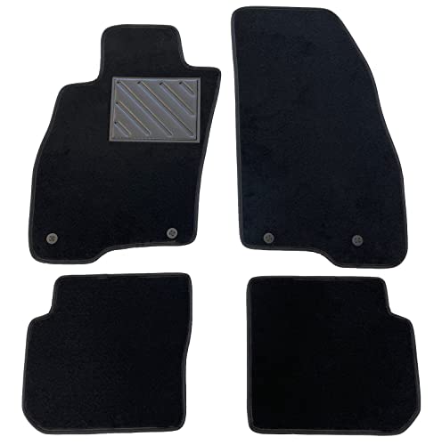 Wykonane na miarę dywaniki do FIAT Punto Evo 2009- / Punto 2012, wykonanie na miarę, wyściółka pięty ze wzmocnionej gumy, guziki mocujące