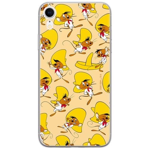 ERT GROUP etui na telefon Iphone XR, case oryginalny i oficjalnie licencjonowany przez Looney Tunes, wzór Speedy Gonzales 001, optymalnie dopasowane, plecki z TPU częściowo przeźroczyste