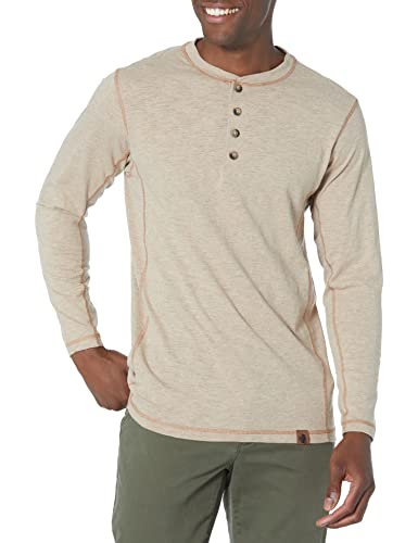 Legendary Whitetails Męska koszula Maverick Slub Henley z długim rękawem Grubszy wrzos XL