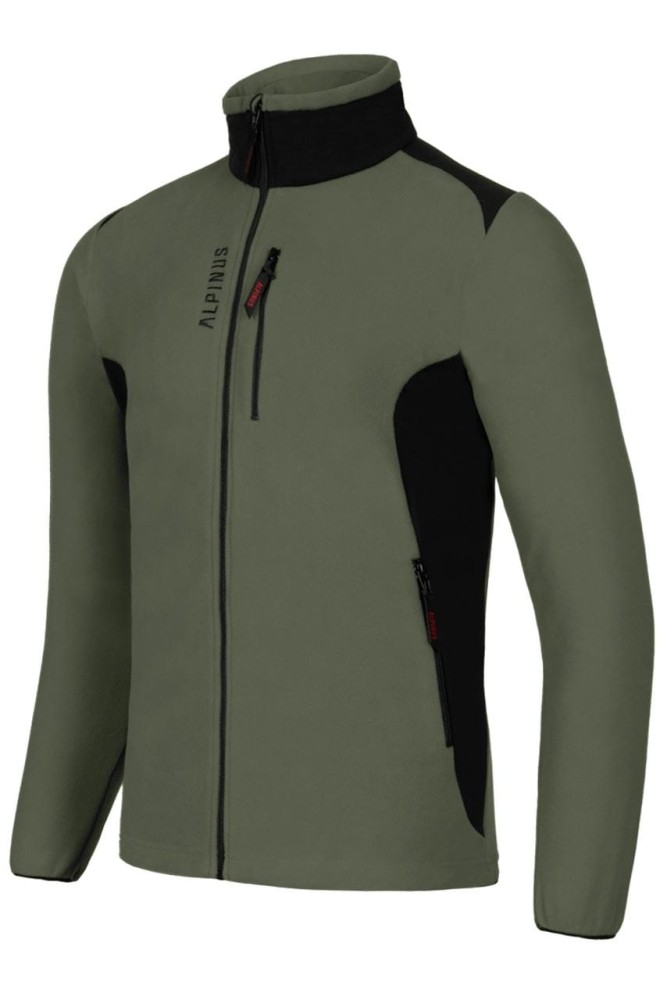 Bluza męska polarowa Alpinus Caen II 100 zielony