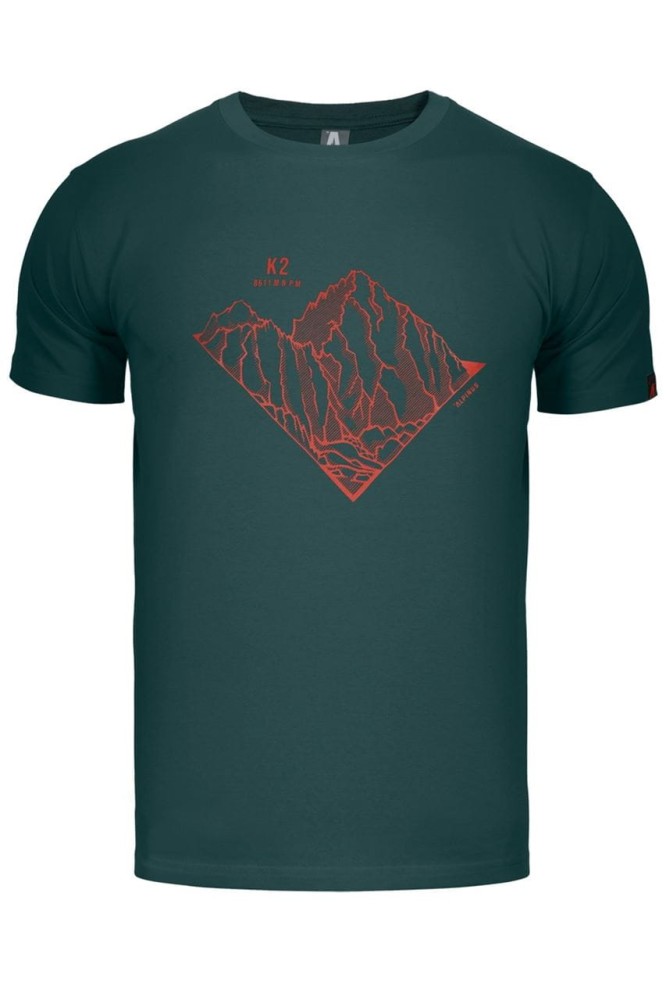 Koszulka męska T-shirt z modalu Alpinus Skilbrum zielony