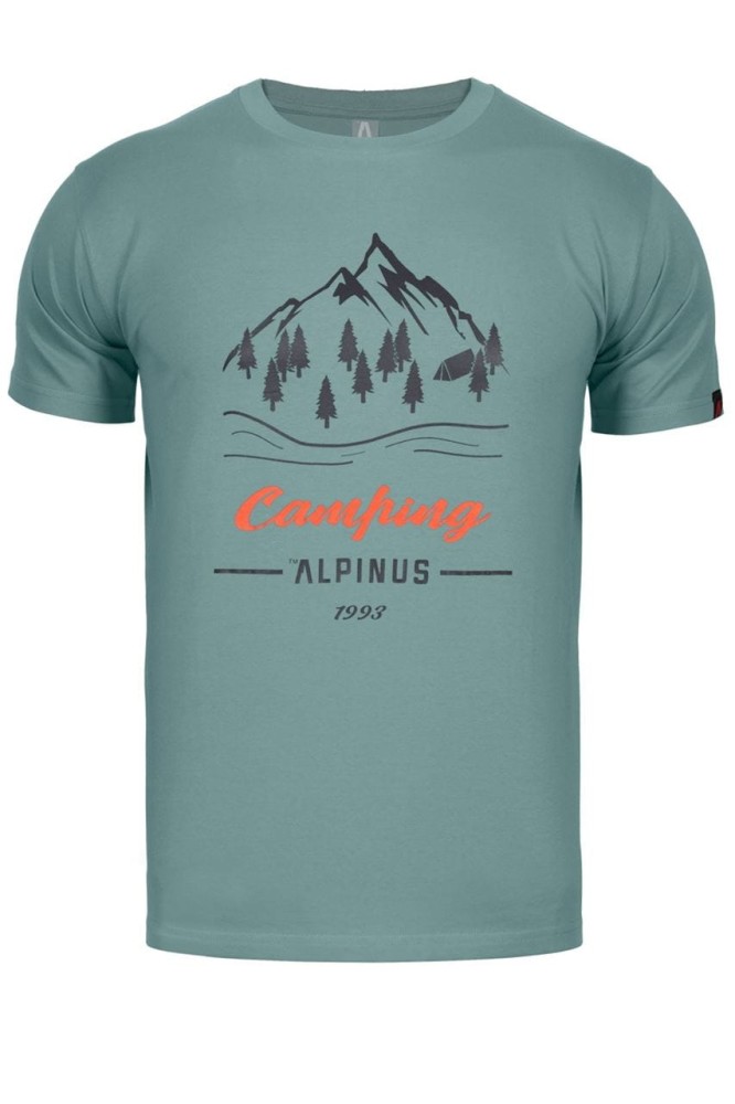 Koszulka męska T-shirt Alpinus Polaris miętowy