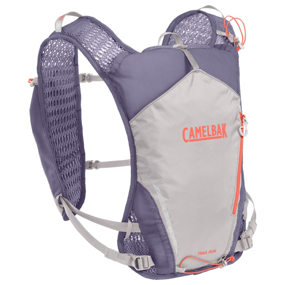 Kamizelka biegowa damska z dwoma bidonami Flask Camelbak Women's Trail Run Vest silver dusk