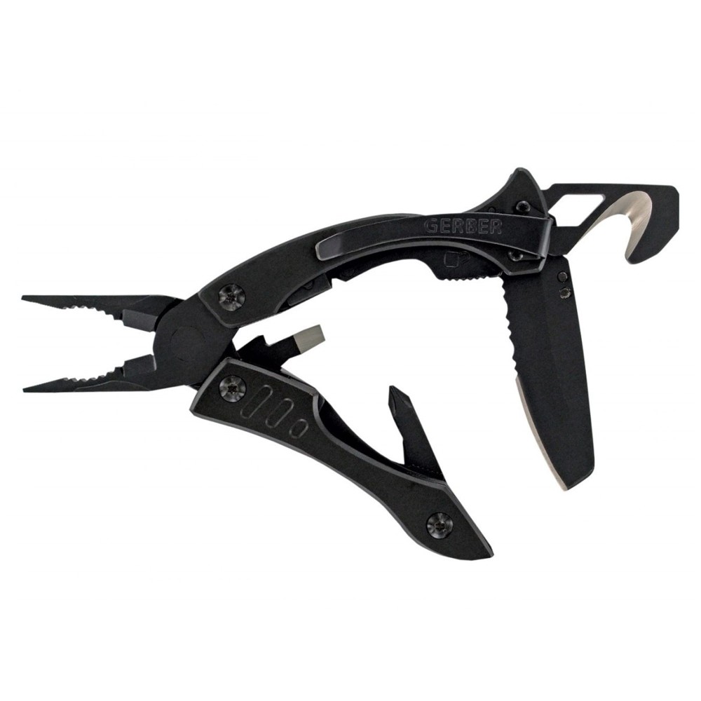 Multitool taktyczny z dodatkowym ostrzem Gerber Crucial w/strap cutter