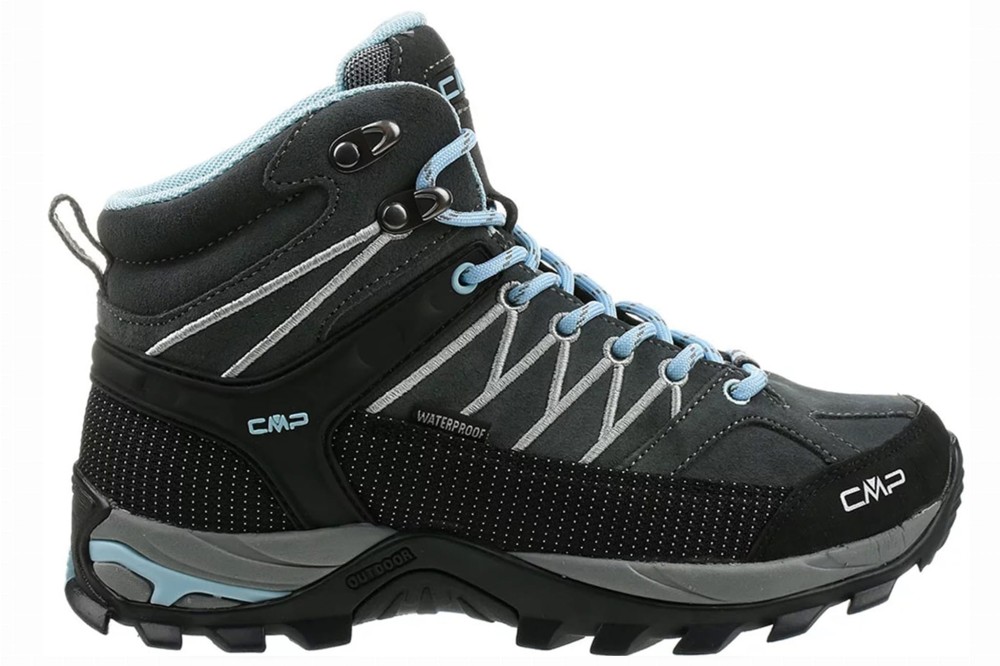 Buty trekkingowe damskie CMP Rigel Mid WP szaro-niebieski