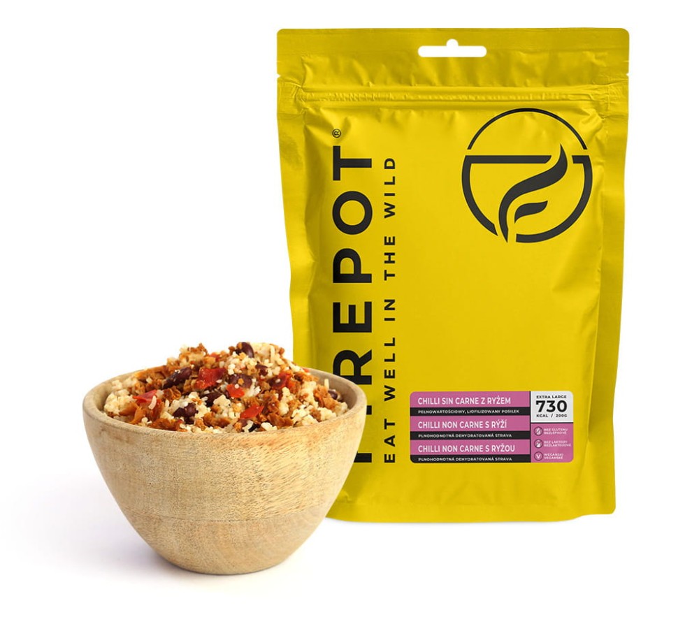 Liofilizat Firepot Chilli non Carne z ryżem 200g