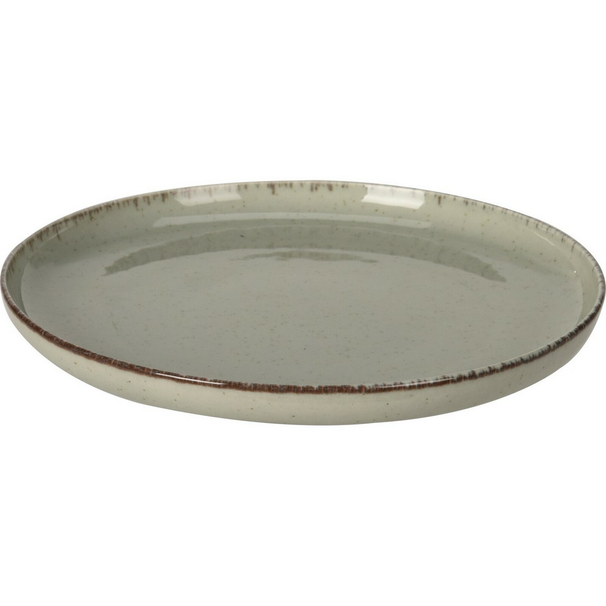 EH Porcelanowy talerz deserowy Light Green 19 cm, 6 szt.
