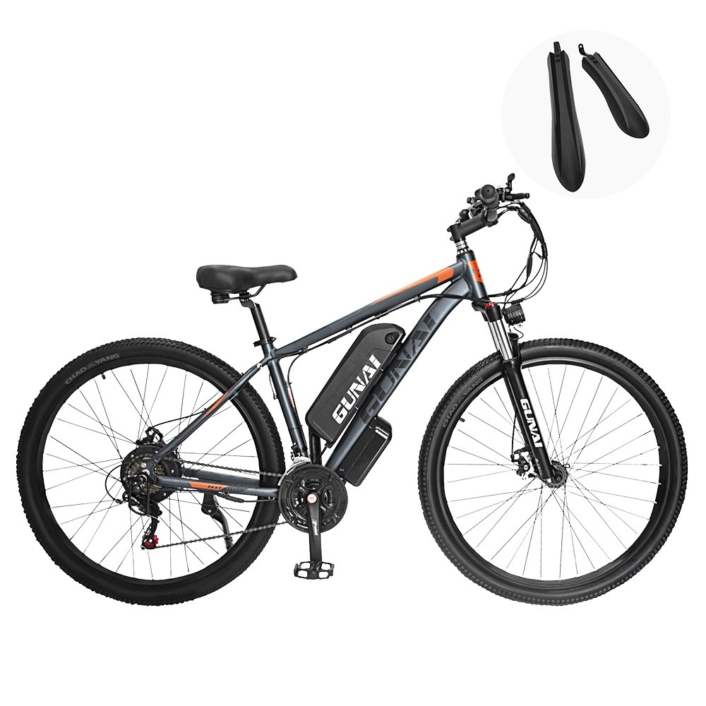 GUNAI GN29 29 * 2,1 cala Opony Rower elektryczny MTB, silnik 48 V 750 W, akumulator 15 Ah, maksymalny zasięg 90 km