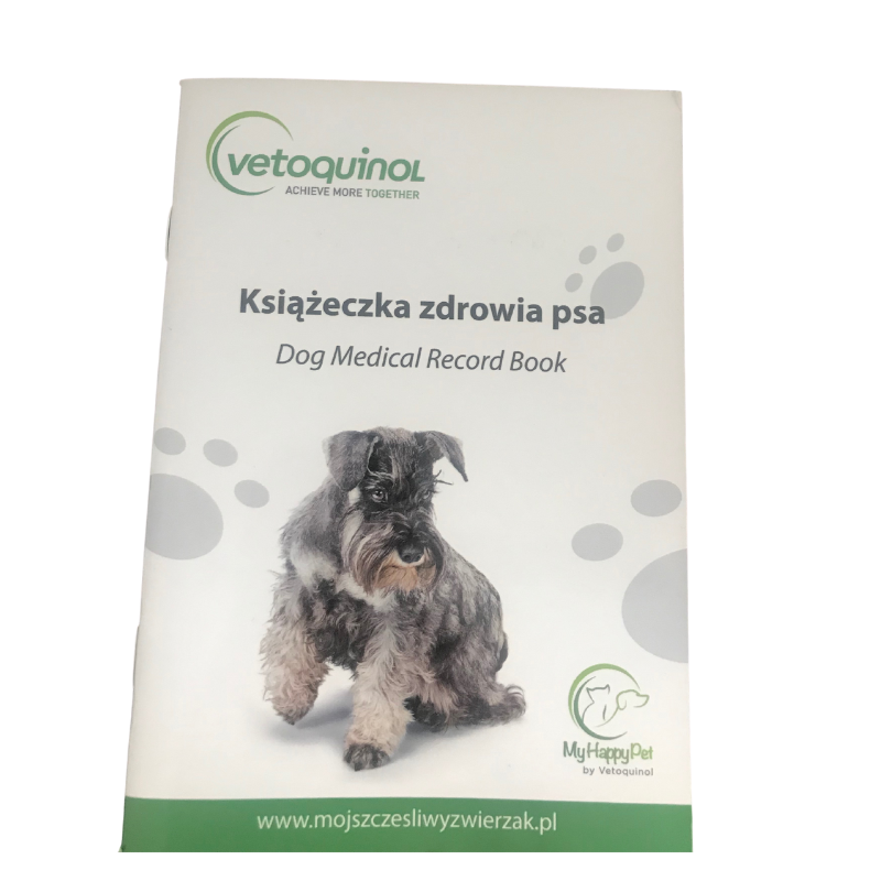 Vetoquinol Książeczka zdrowia dla psa