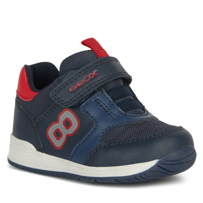 Półbuty Geox B Rishon Boy B360RA 054FU C0735 Navy/Red