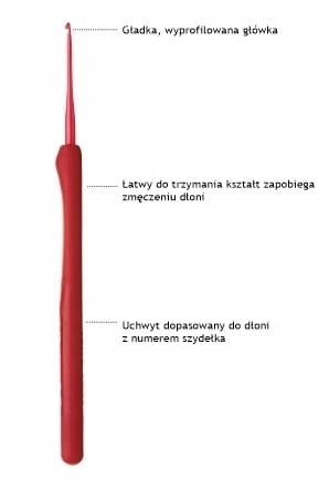 Szydełko Tulip Etimo Red / 3,5 mm