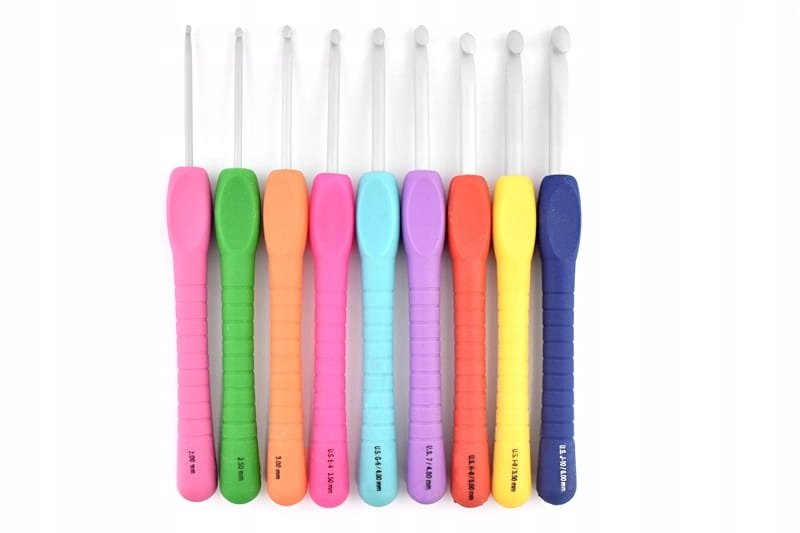 Zestaw szydełek Pony Easy Grip / 2,00 - 6,00 mm