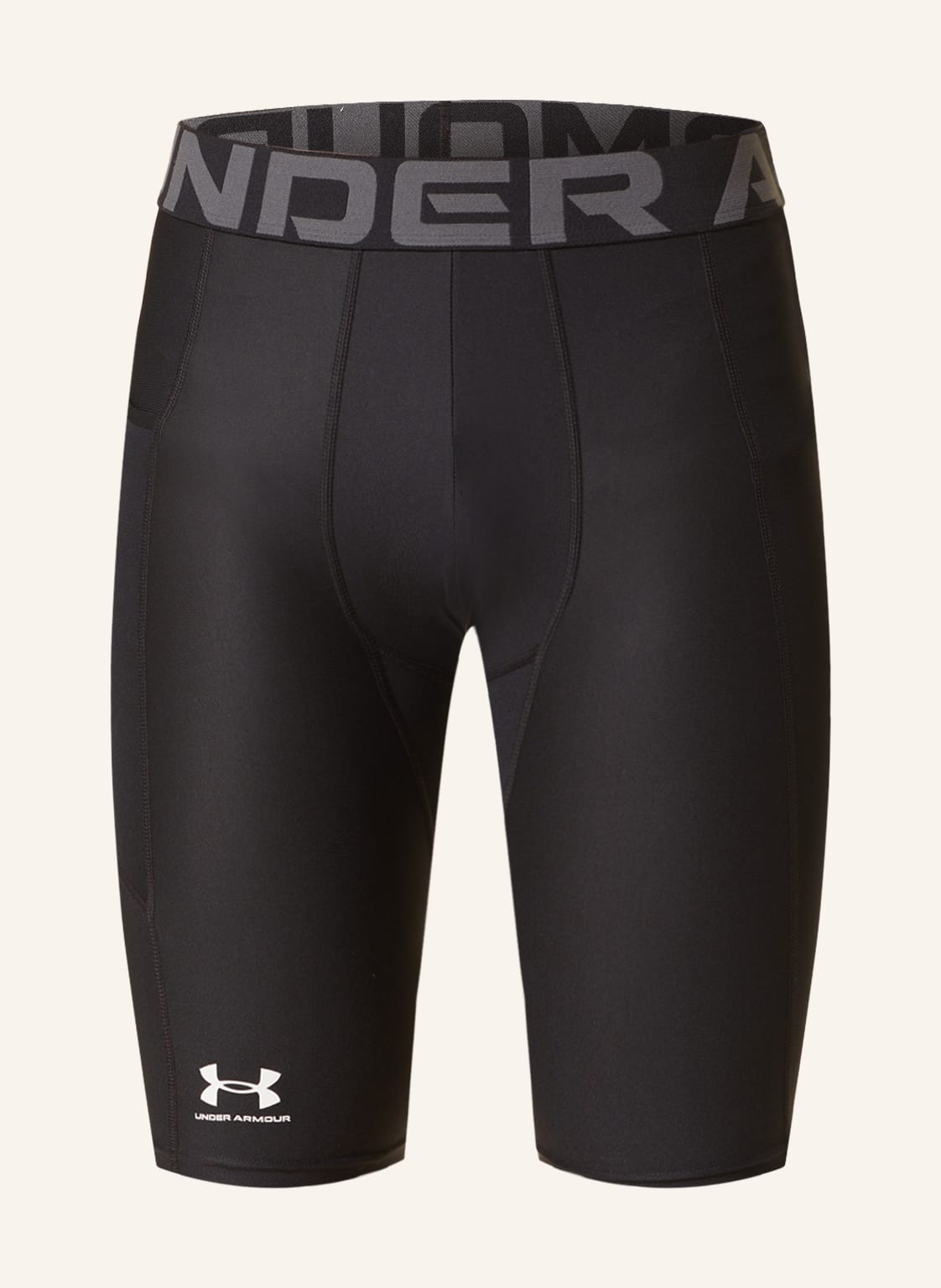 Under Armour Legginsy Heatgear® Z Siateczką schwarz