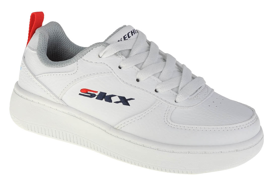 Skechers Sport Court 92 405696L-WHT chłopięce sneakersy białe