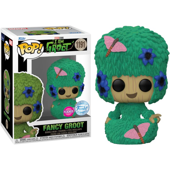 Funko POP!, figurka kolekcjonerska, Marvel: I Am Groot: Groot (Marie Hair)(FL)