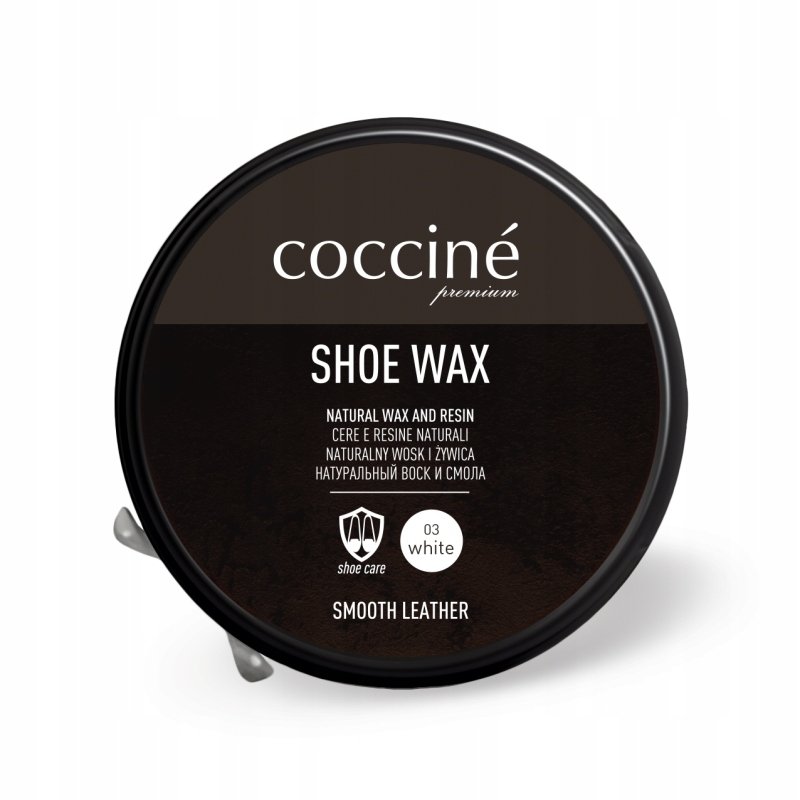 Pasta Krem Wosk Do Obuwia Coccine Shoe Wax Biała