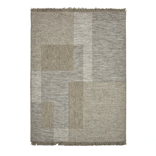 DYWAN SZNURKOWY PŁASKI ORIA SZAROBEŻOWY 80