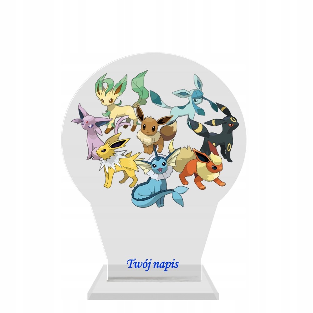 Duża Figurka Pokemon Eevee Ewolucja Kolekcjonerska