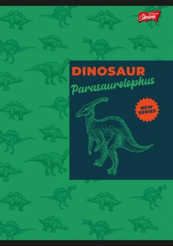 Zeszyt A5 16K 3-Linia Kolorowa Dinosaur Mix Paczka 15 Szt.
