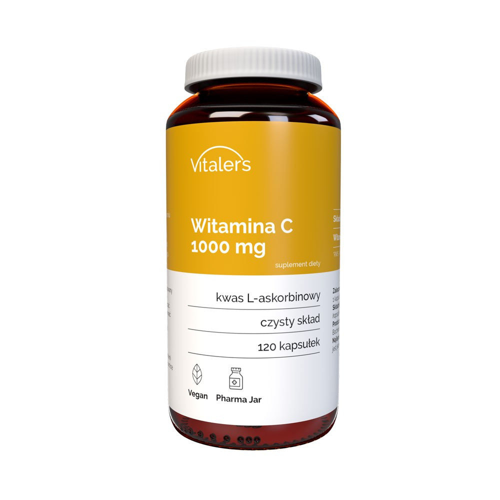 Vitaler's, Witamina C 1000 mg, 120 kaps.