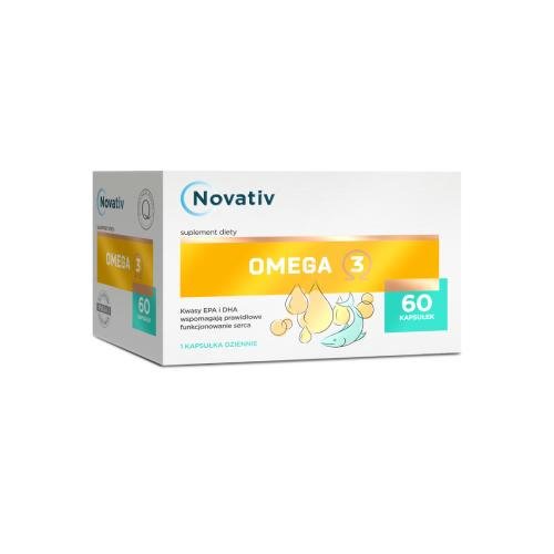 Novativ Omega 3 60 kapsułek
