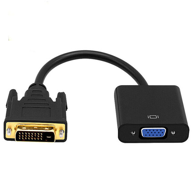 Adapter Konwerter Dvi-D 24+1 Do Vga Przejściówka
