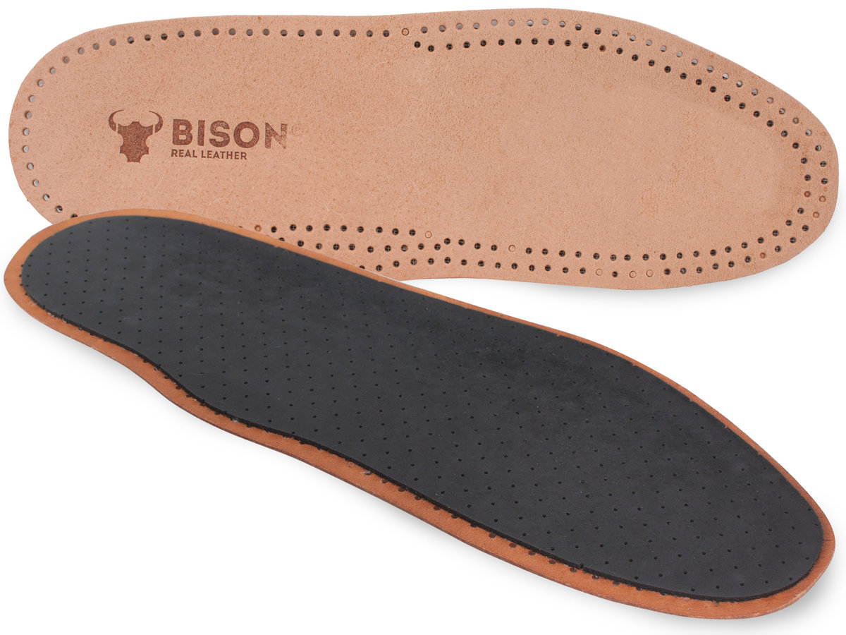 Skórzane wkładki do butów roboczych przeciwpotne 40