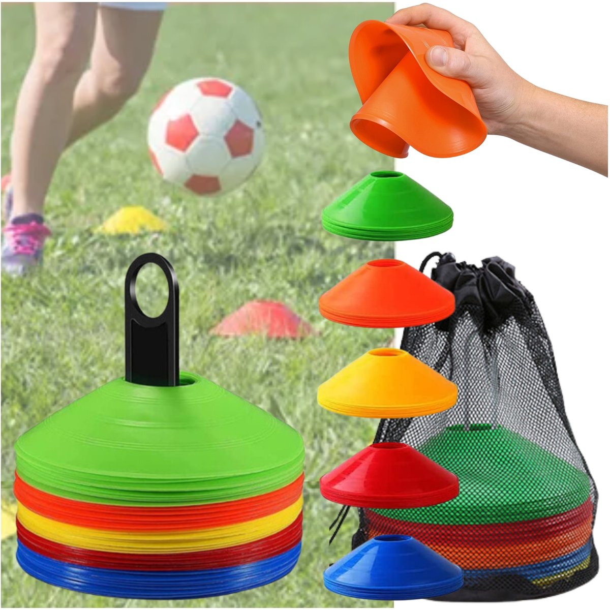 Pachołki treningowe grzybki