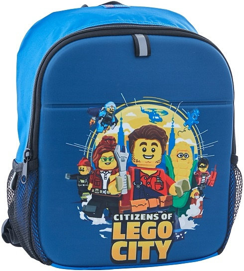 Granatowy plecak dziecięcy LEGO® City Citizens, 8 l